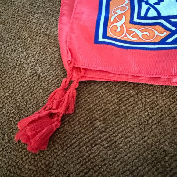 NWOT New Age Blue & Orange Scarf/Tapestry - Picture 6 of 7